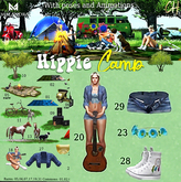 29- Hippie Camp - Denim short