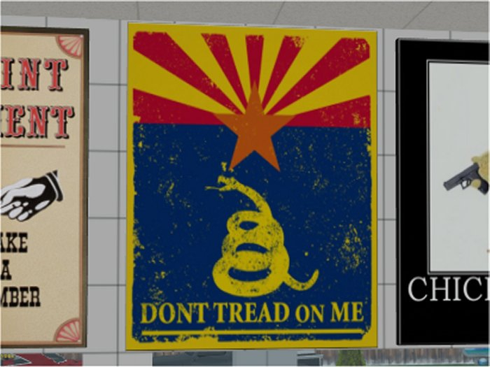 Arizona Gadsden Poster HUD Add Me
