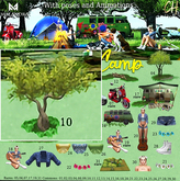 10 - Hippie Camp - Tree with night  sound on/off