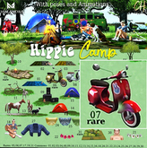 07 RARE - Hippie Camp - Scooteer Red with pose