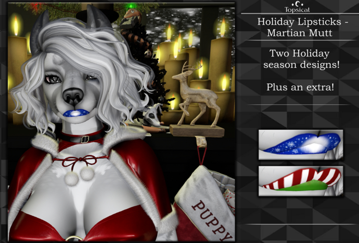 [Topsicat] Martian Mutt - Holiday Lipsticks