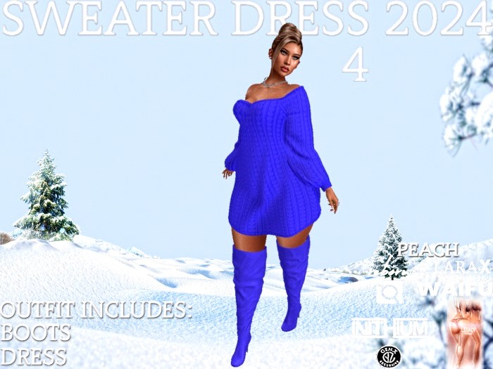 (SF) Sweater Dress 4 2024