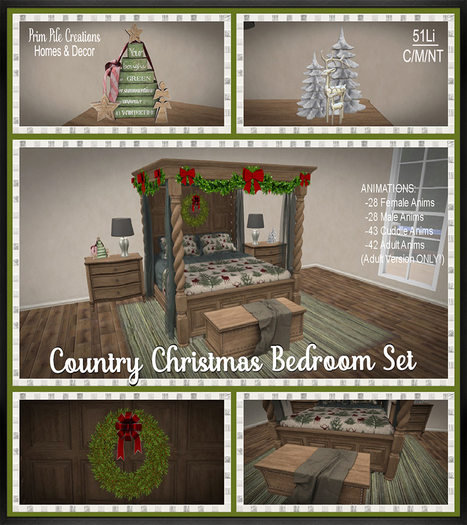 ~PPC~ Country Christmas Bedroom PG  