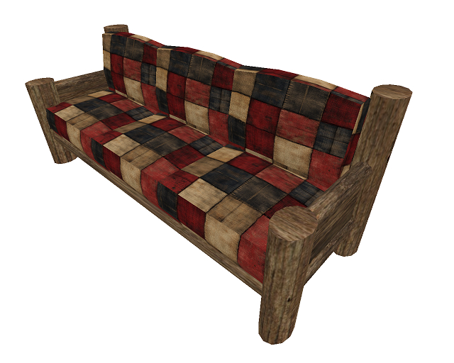 Atheria Designs Country Plaid Print Couch