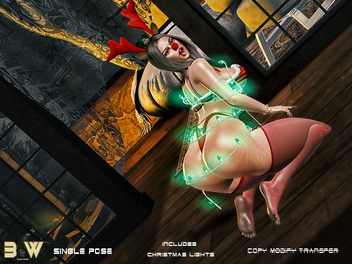 [B&W] - Pose Bento # 335 Single + (Light Mesh)