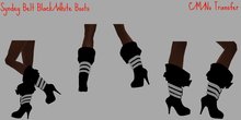 *Dani's* Syndey Belt Black/White Boots