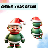 "MB" gnome xmas decor