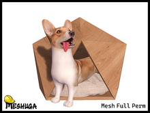 Meshuga Corgi Dog & Bed FULL PERM MESH