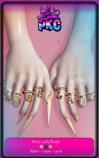 *PKC* Boss Lady Rings