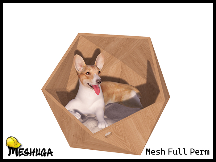 Meshuga Corgi Dog & Pet Bed FULL PERM MESH