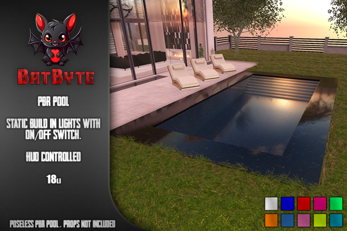 [BatByte] Marble PBR Pool Black
