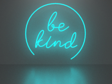 Be kind neon sign Full Permission