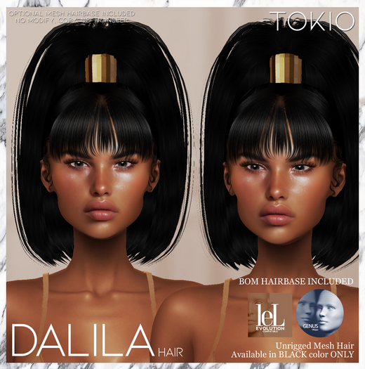 TOKIO Hair - DALILA Alpha Hair - Black