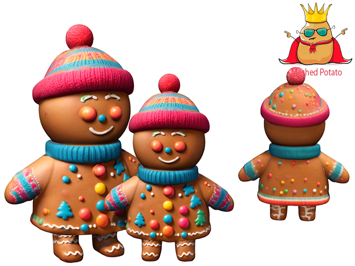GIFT Gingerbread Girl Cookie Full Perm