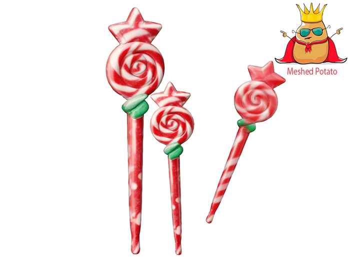 DOLLARBIE Christmas Candy Cane Staff Full Perm