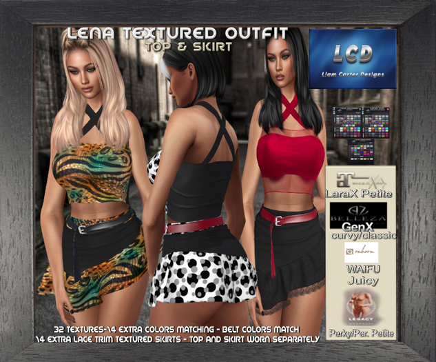LCD Lena Outfit Textured DEMO