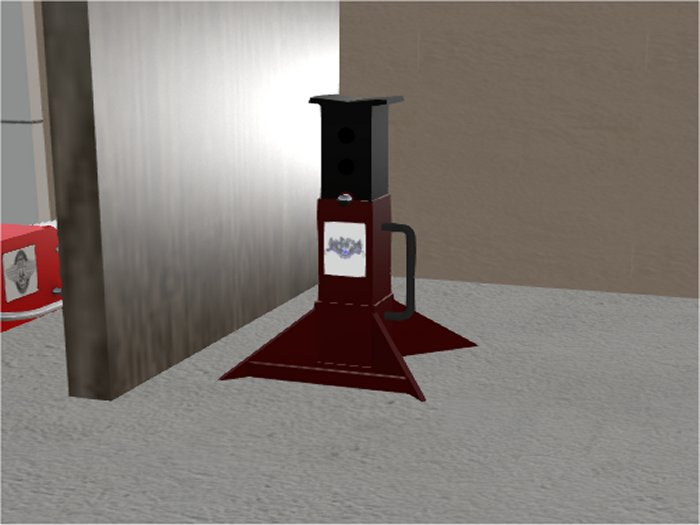 Jack Stand with Auto Shop Sounds Add Me