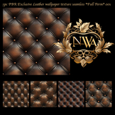 5pc PBR Exclusive Leather wallpaper texture seamless *Full Perm* 001