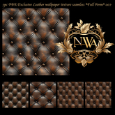 5pc PBR Exclusive Leather wallpaper texture seamless *Full Perm* 002