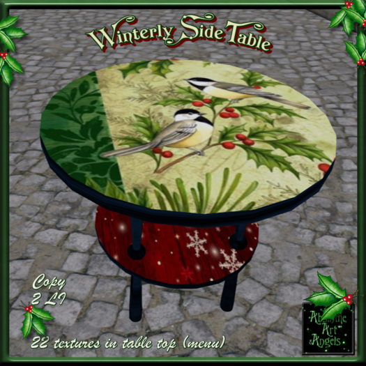 Winterly Side Table