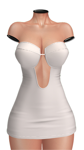 -PULSE- Chandra Dress - White