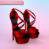 Red Celia Heels Maitreya