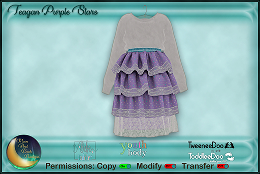 !:*:. M&B .:*:.! Teagan Purple Stars 