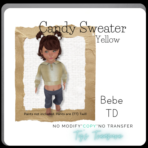 {TT} Candy Sweater  Yellow