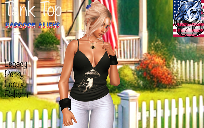 Rainbow Kitten Tank Raccoon Aliens