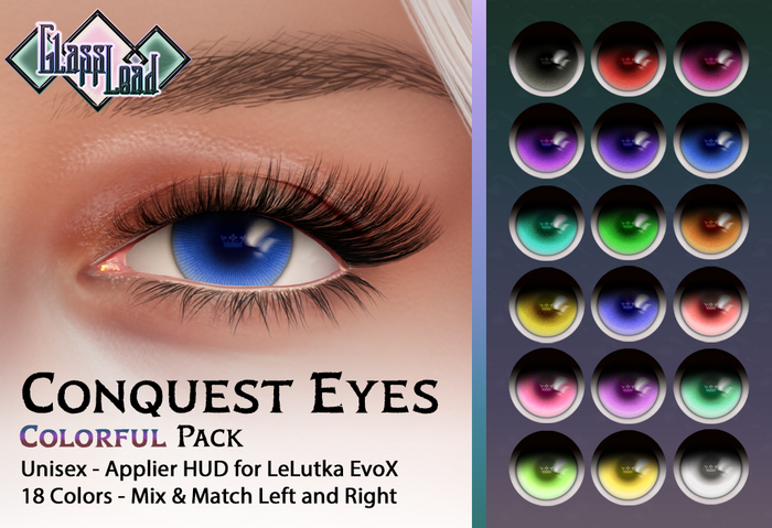 .: GL :. Conquest Eyes COLORFUL [ Applier LEL EVOX ]