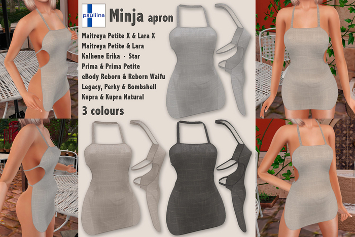 Minja apron by PAULIINA