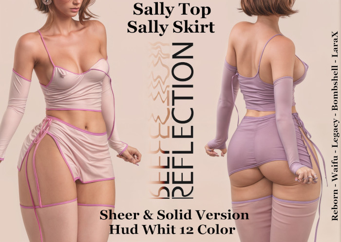 \\Reflection// - Sally Set - Top Skirt (Reborn-Waifu-Legacy-Bombshell-LaraX)
