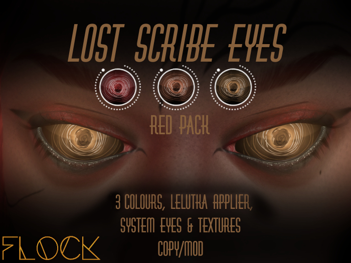 [FLOCK] - Lost Scribe Eyes - Red Pack