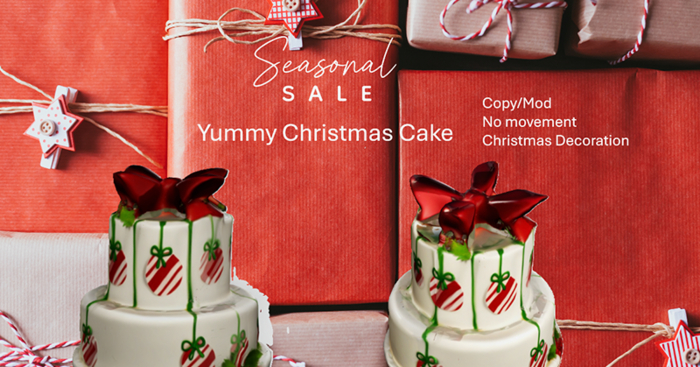 Yummy Christmas Cake Decor