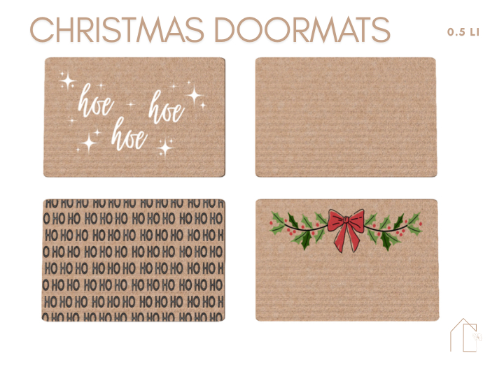 B - Christmas Decor - Doormats
