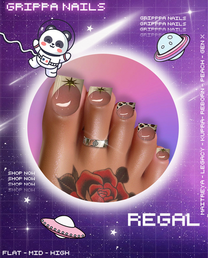 Grippa Pedi:: Regal Set