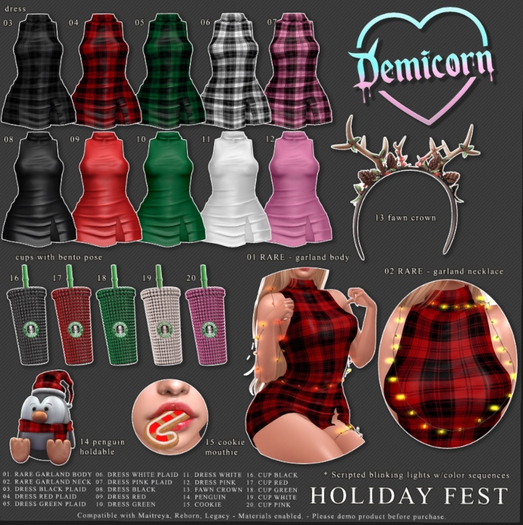 17. Holiday Fest - CUP RED - Demicorn