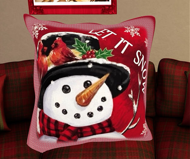 PL00108 Let it snow pillow boxed