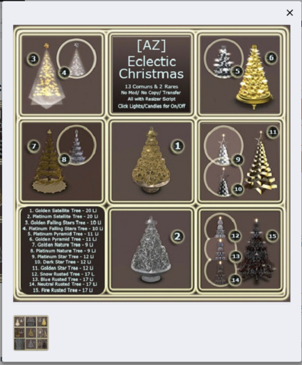 11 [AZ] Eclectic Christmas Tree - Golden Star