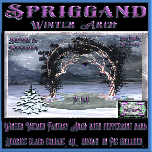+Inner Mantra+  Spriggand Winter Arch, Black {box}