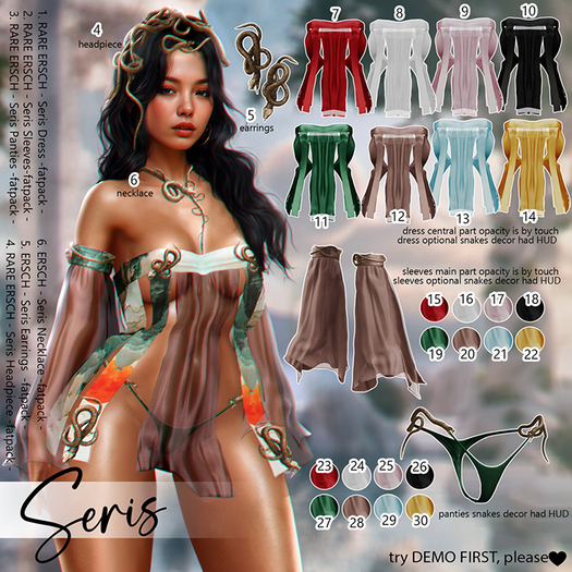 01. ERSCH - Seris Dress {Reborn} -fatpack- RARE