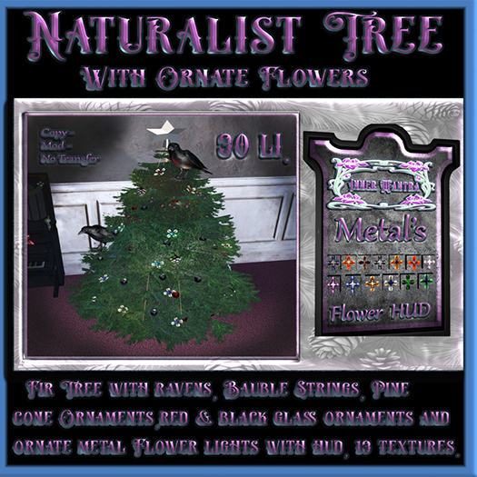 +Inner Mantra+ Naturalist tree & Flower Texture HUD  { box}