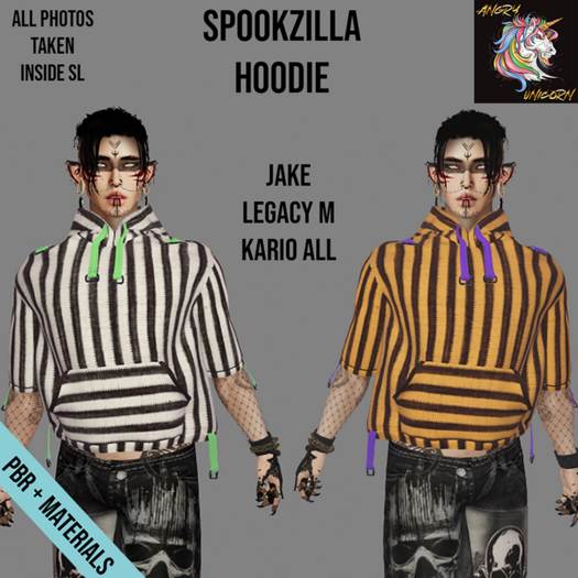 Angry Unicorn - Spookzilla Hoodie