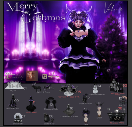 02. Gothmas Set - Victorian House RARE