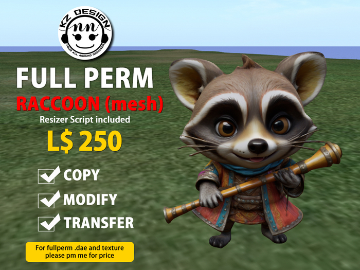 (Boxed) Fullyperm KZ Raccoon