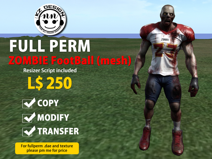(Boxed) Fullperm KZ Zombie Football