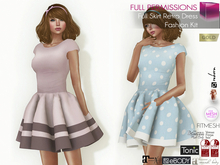 MI961316 Retro Style Dress Fitmesh