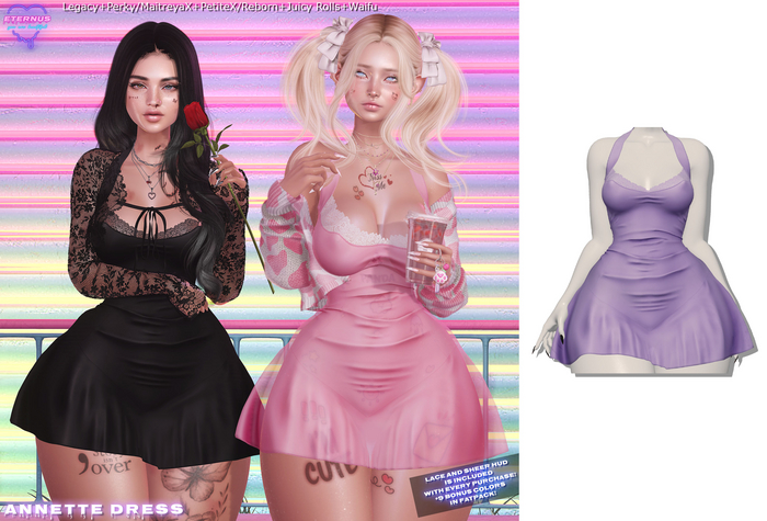 [Eternus] Annette Dress Lavender