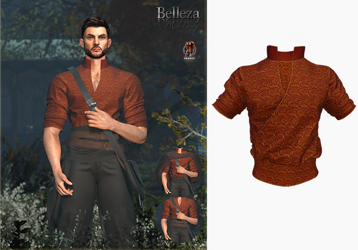 (Stitched) Nao Embroidery Tunic - Fire