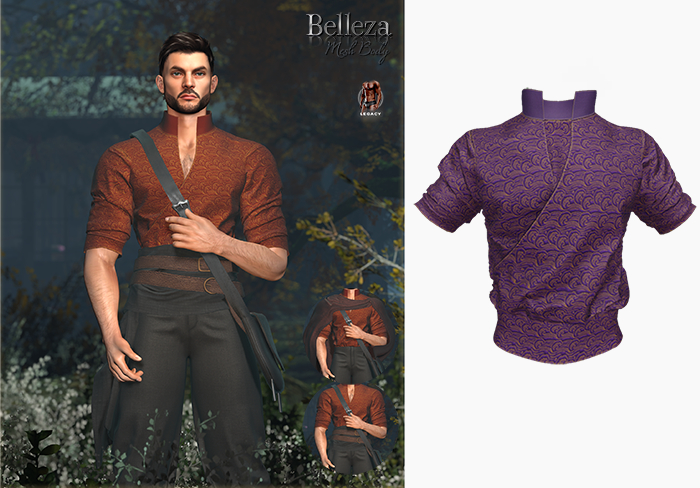 (Stitched) Nao Embroidery Tunic - Royal